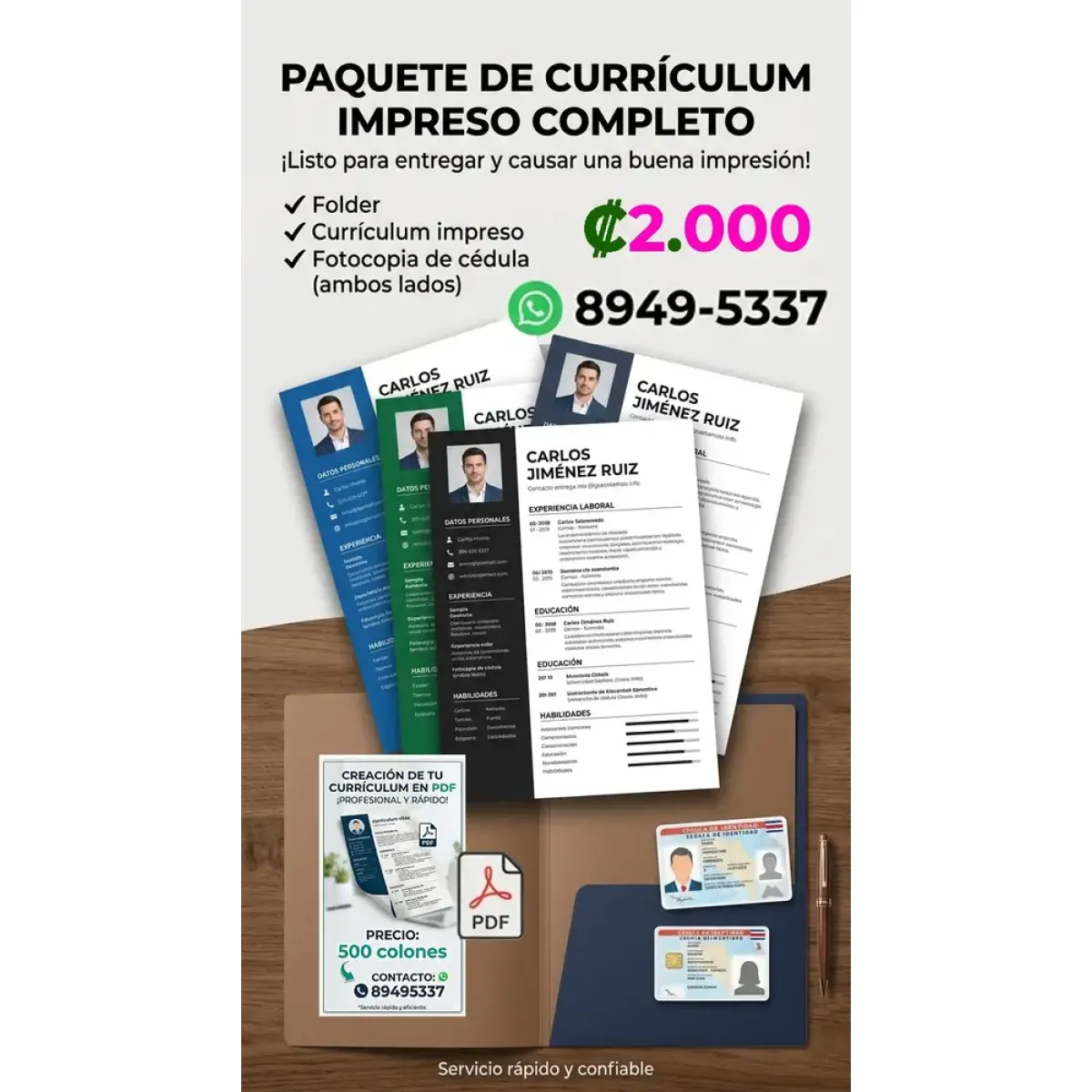 👔 Creación de Currículos