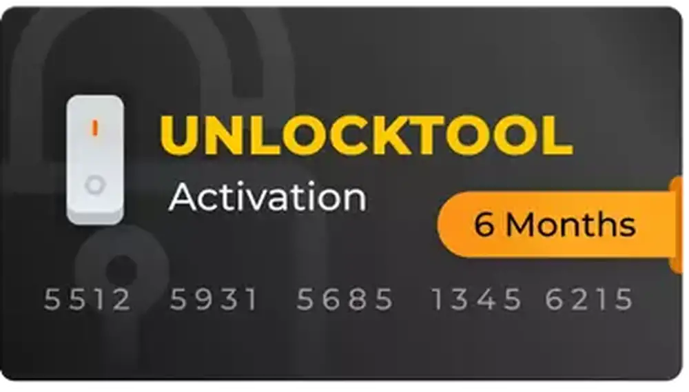 Activación Unlocktool para 6 meses (180 días)